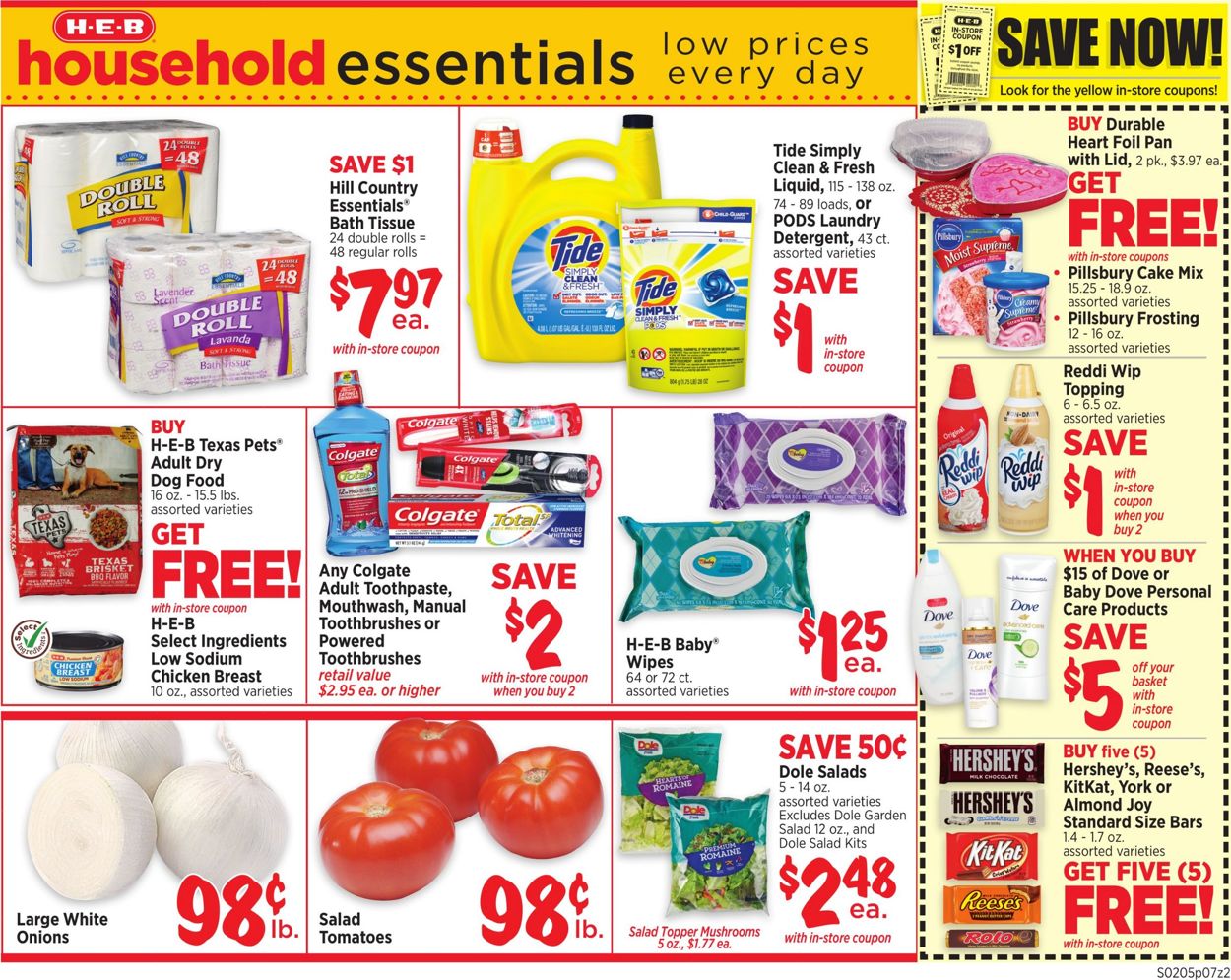 H-E-B Ad from 02/05/2020