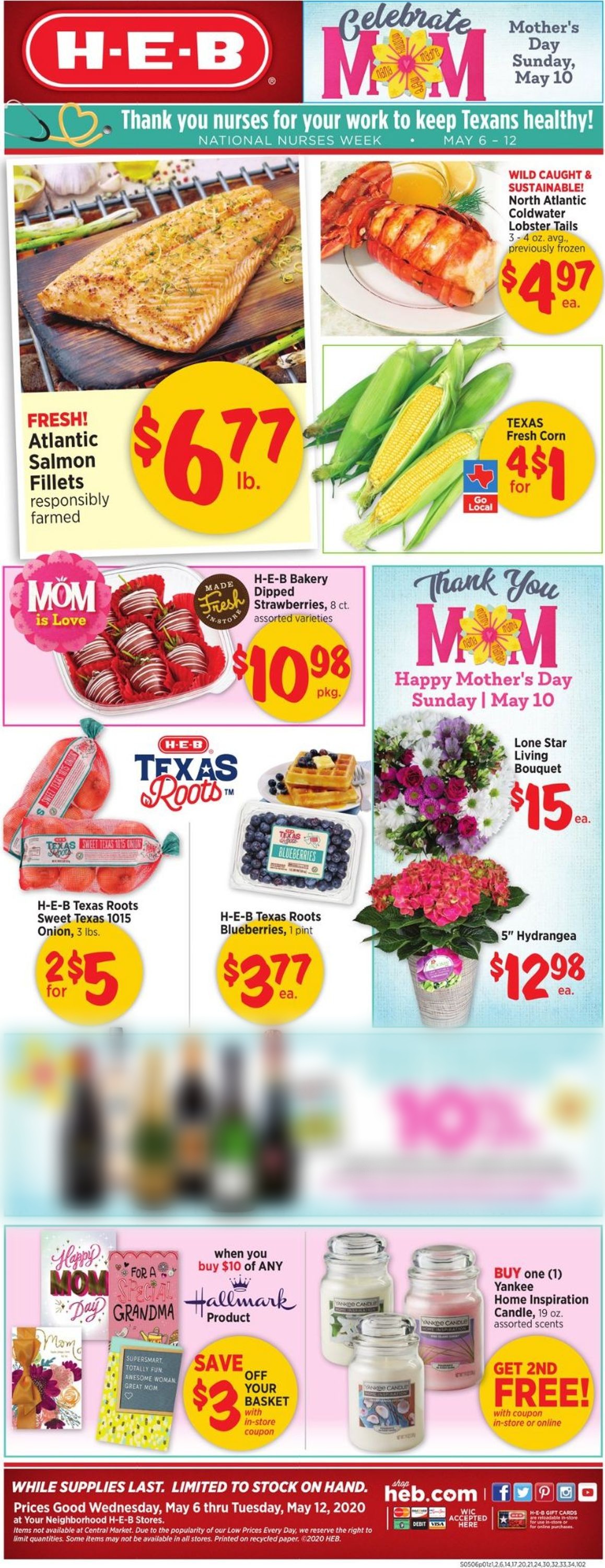 H-E-B Ad from 05/06/2020