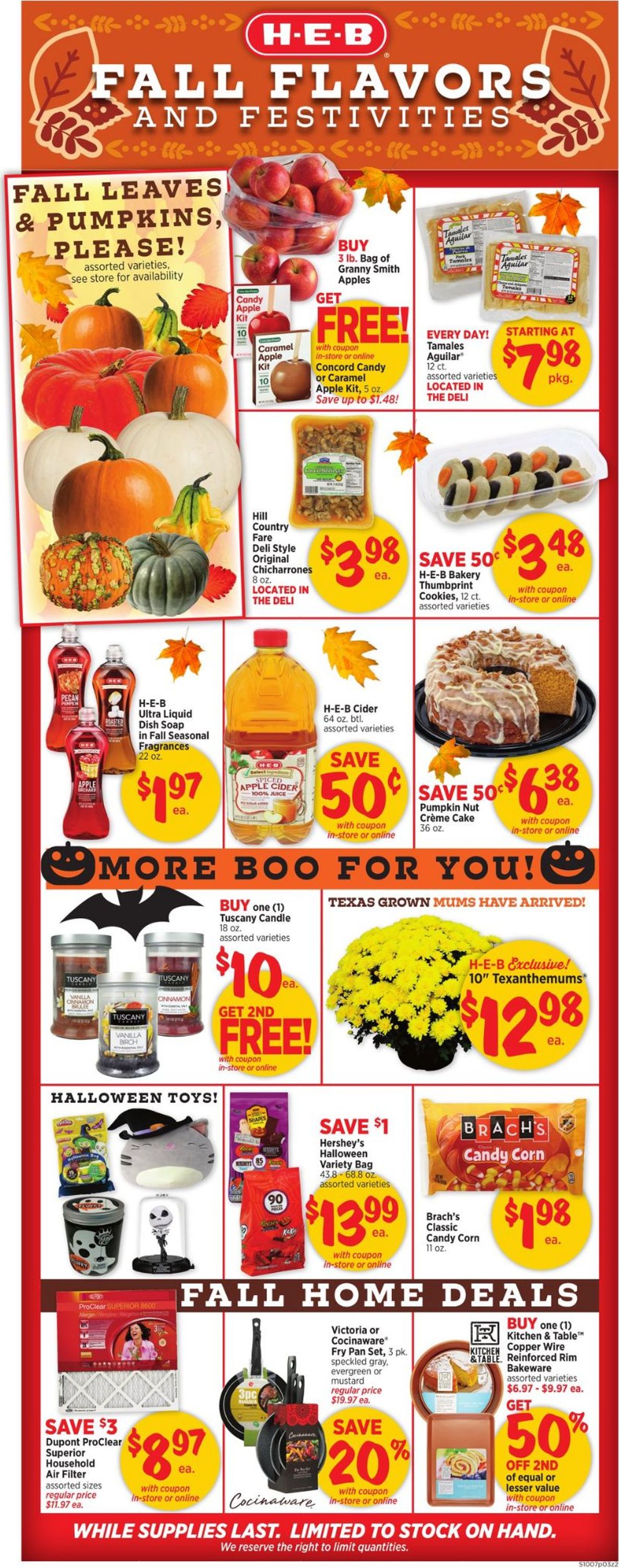 H-E-B Ad from 10/07/2020