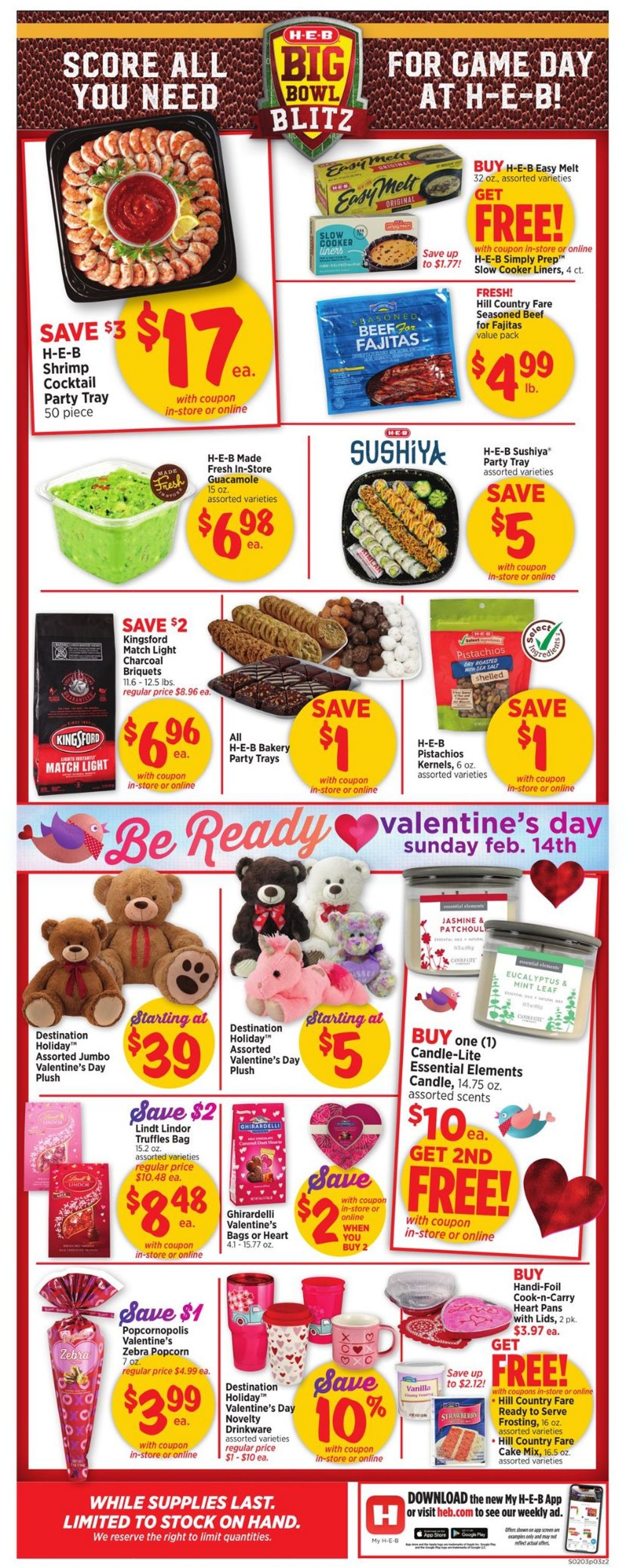 H-E-B Ad from 02/03/2021
