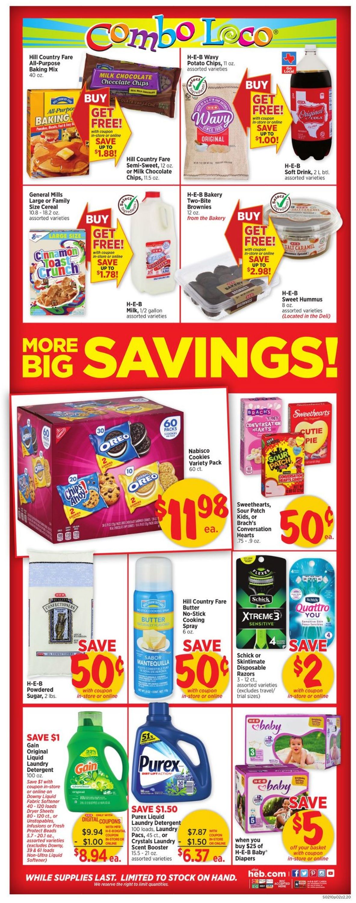 H-E-B Ad from 02/10/2021
