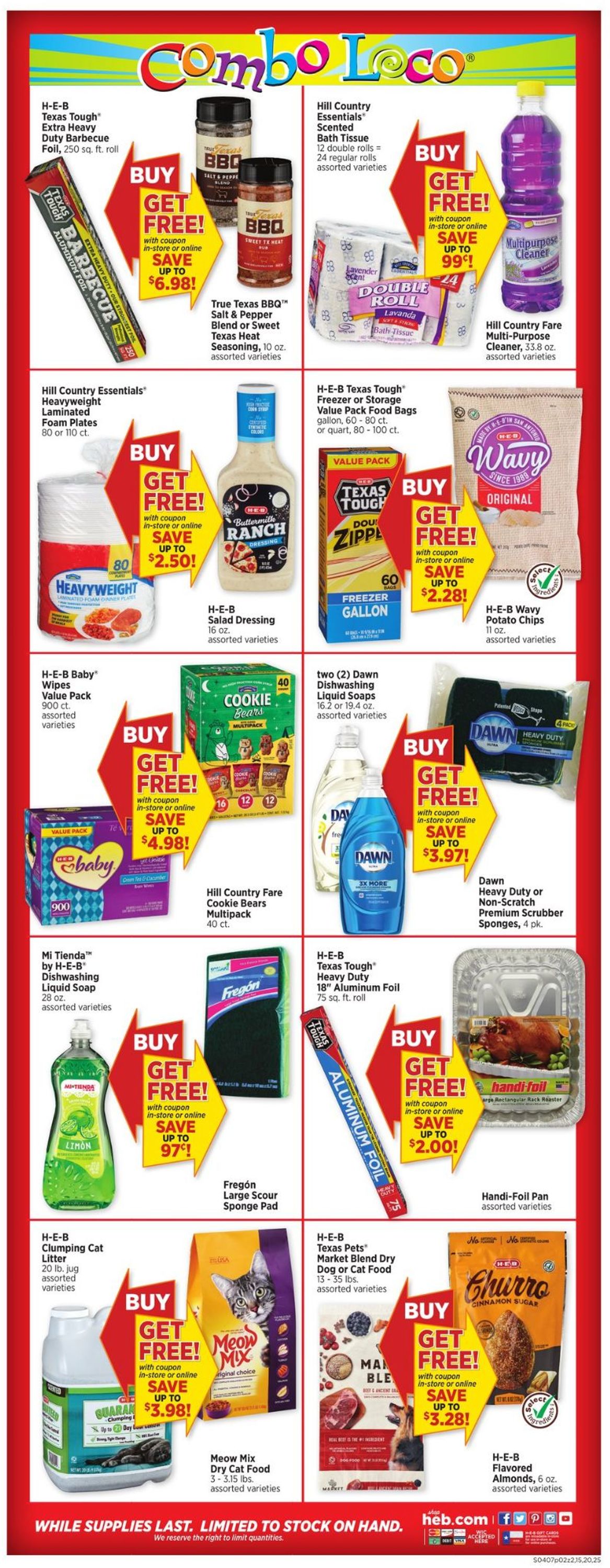 H-E-B Ad from 04/07/2021