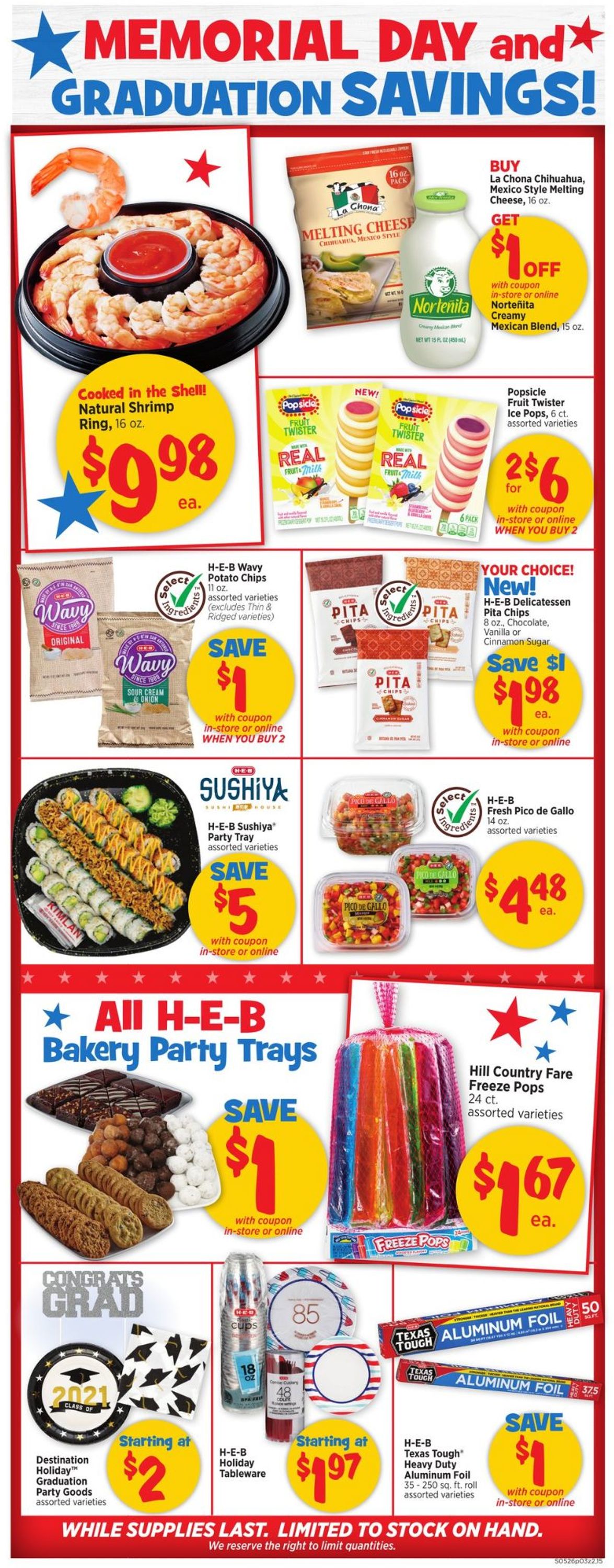 H-E-B Ad from 05/26/2021