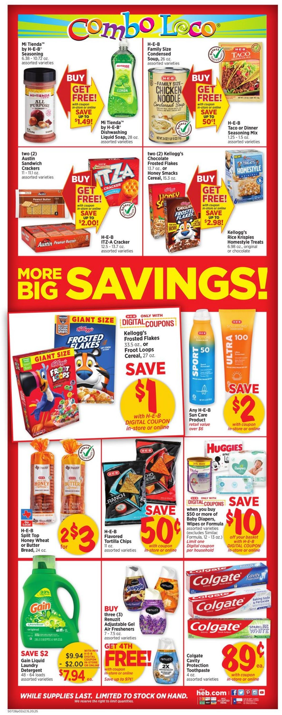 H-E-B Ad from 07/28/2021