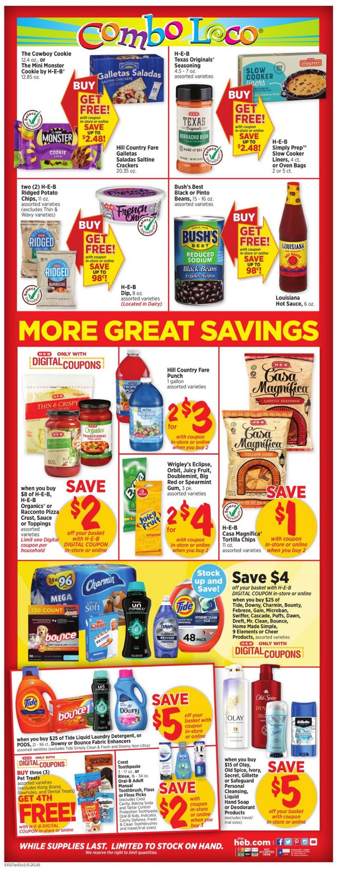 H-E-B Ad from 10/27/2021