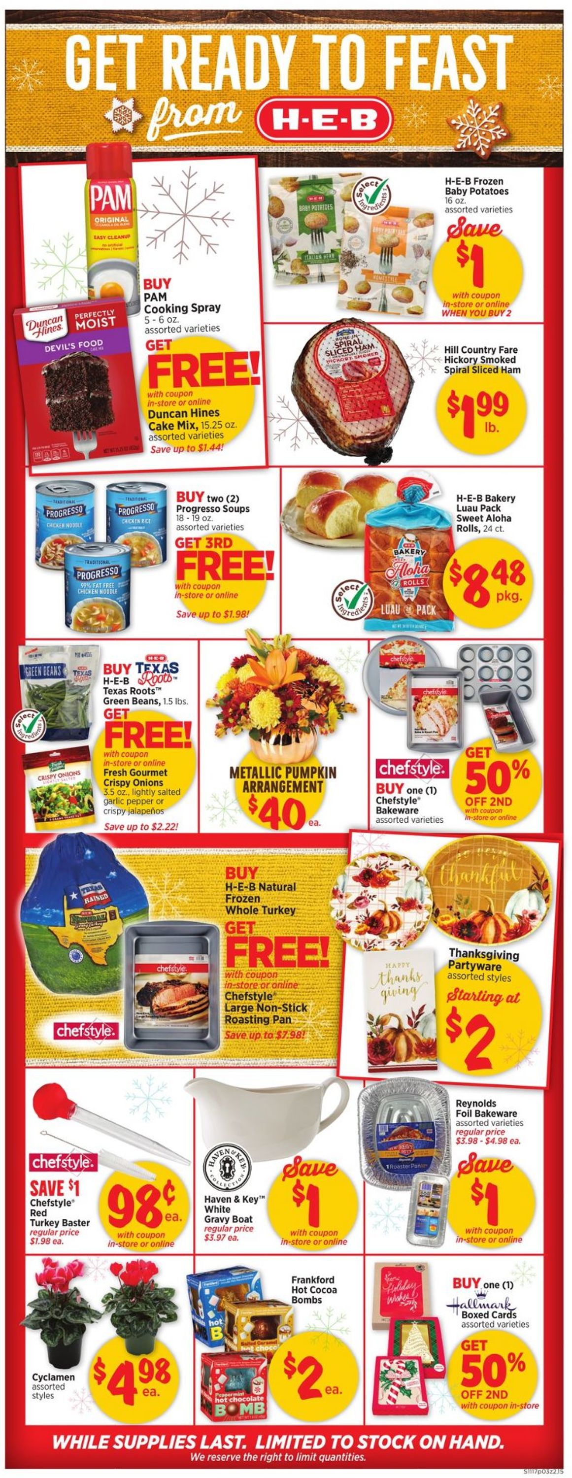 H-E-B Ad from 11/17/2021