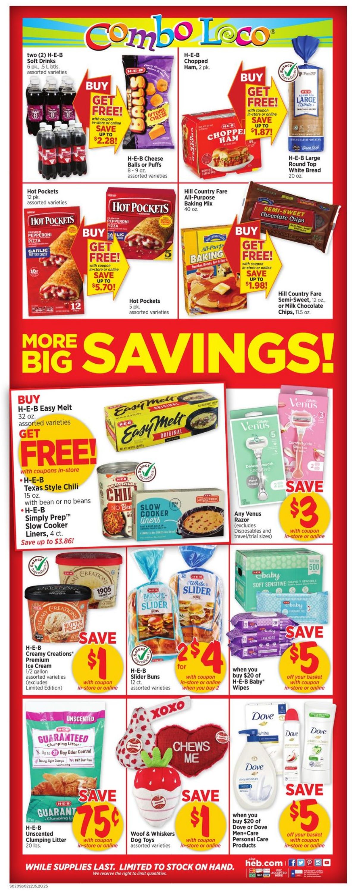 H-E-B Ad from 02/09/2022