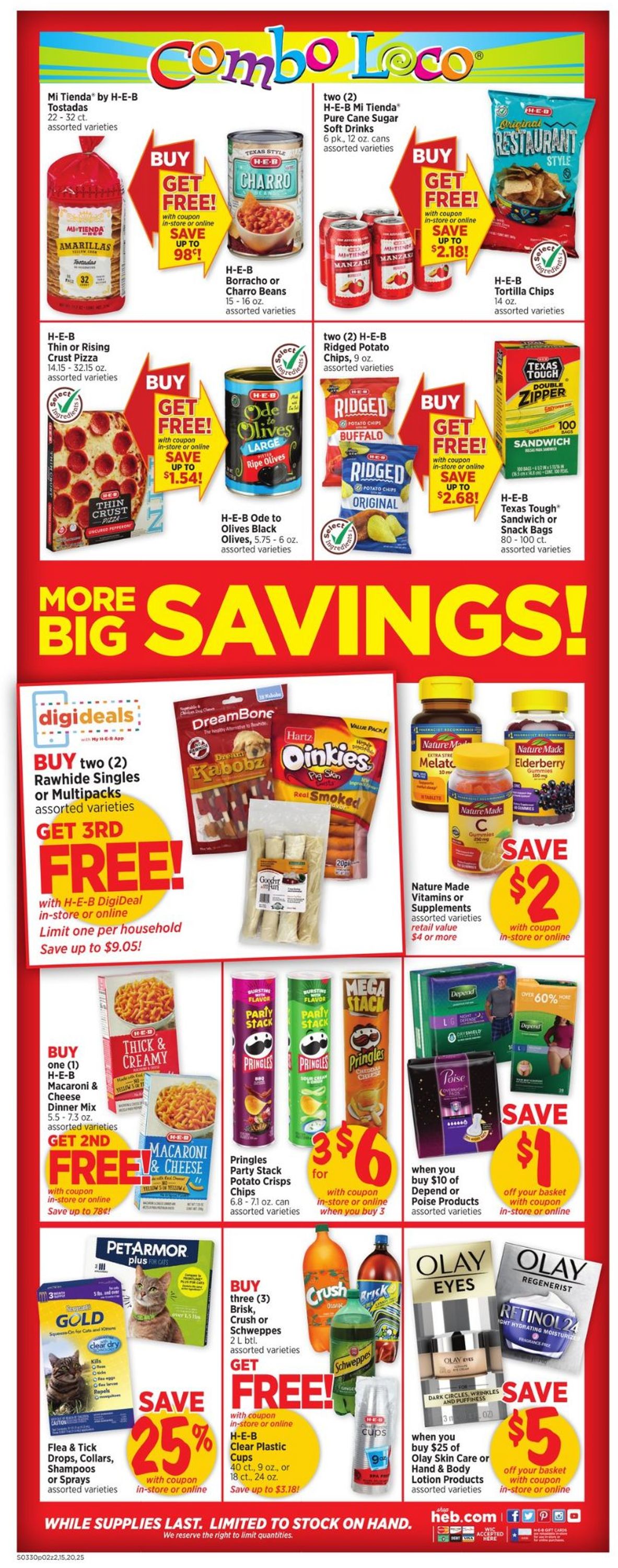 H-E-B Ad from 03/30/2022