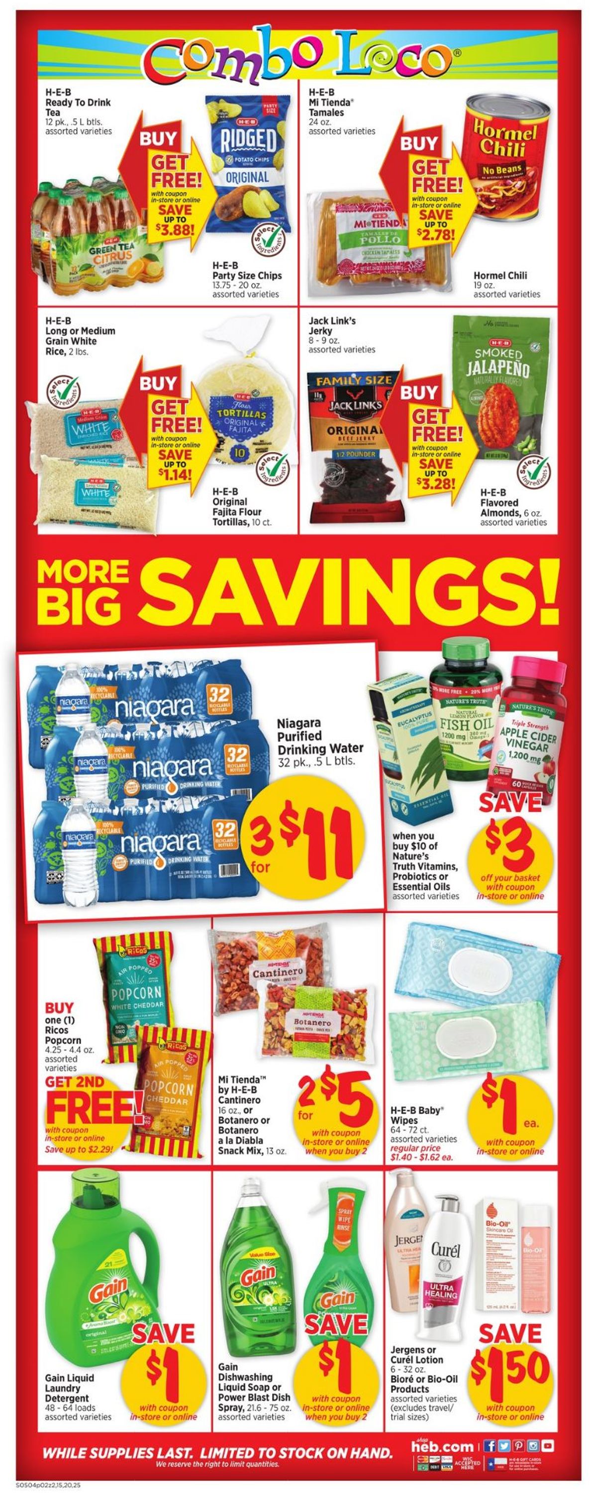 H-E-B Ad from 05/04/2022