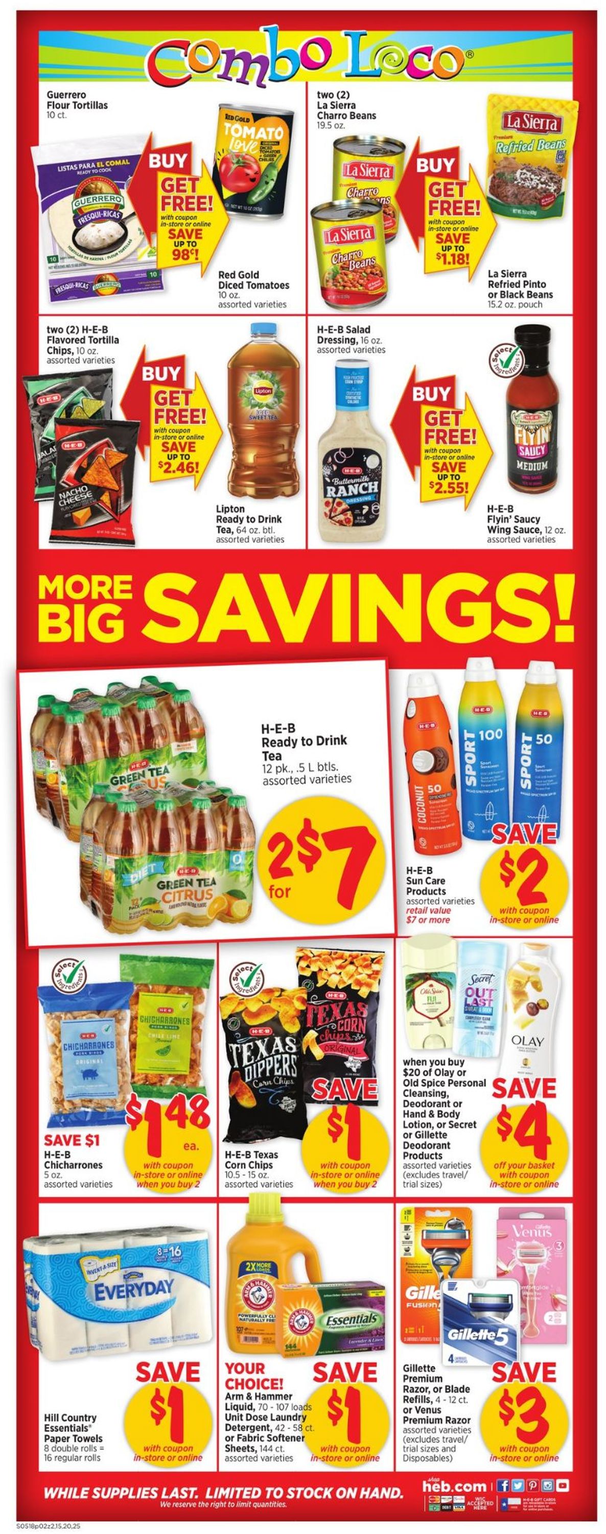 H-E-B Ad from 05/18/2022
