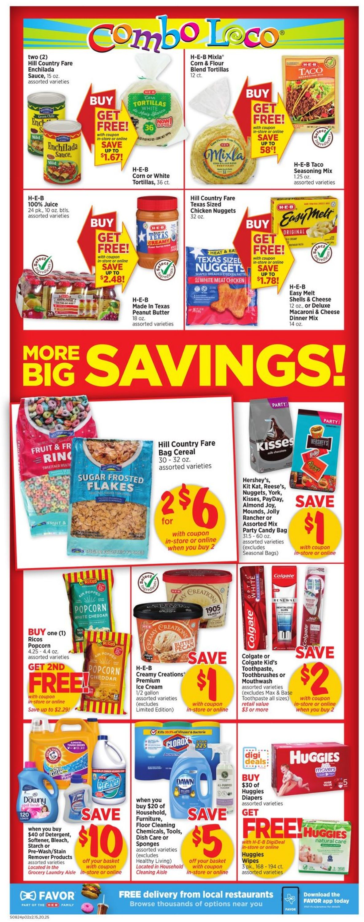 H-E-B Ad from 08/24/2022