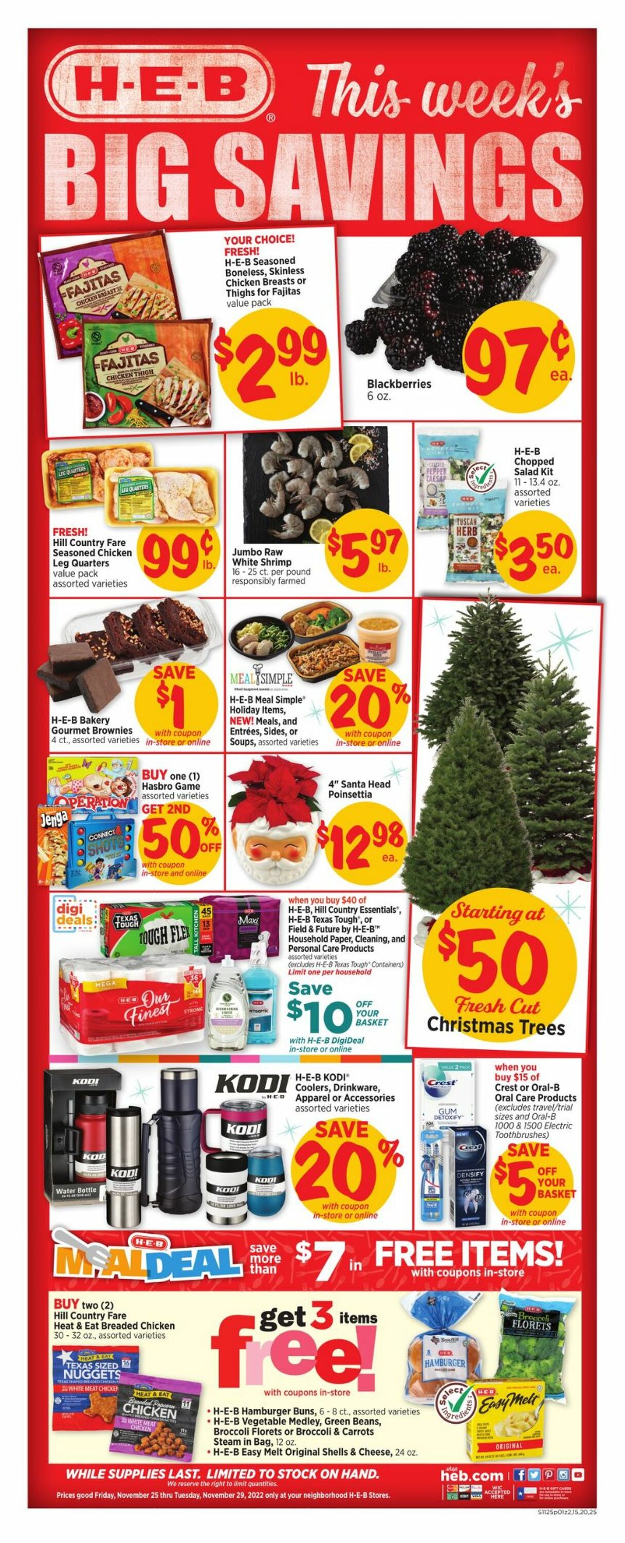 H-E-B Ad from 11/25/2022
