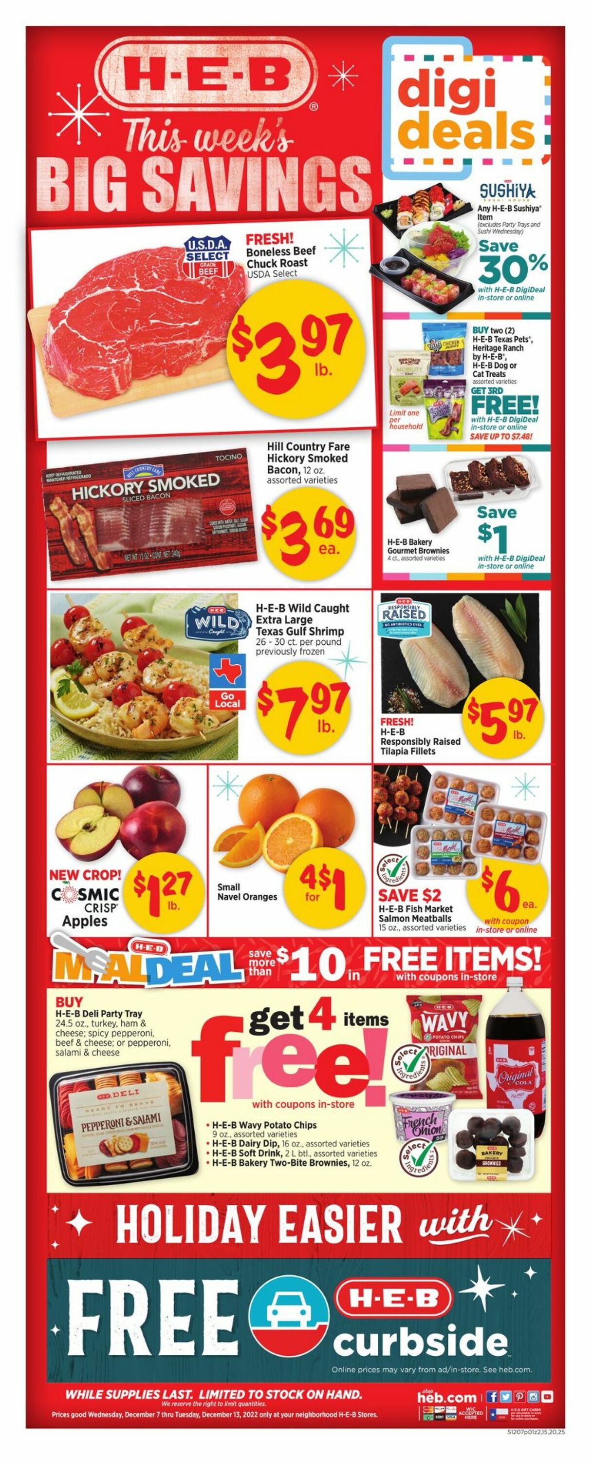H-E-B Ad from 12/07/2022