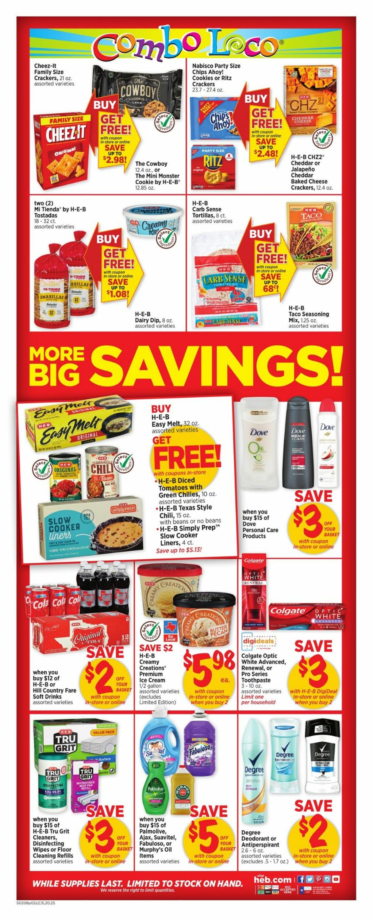 H-E-B Ad from 02/08/2023