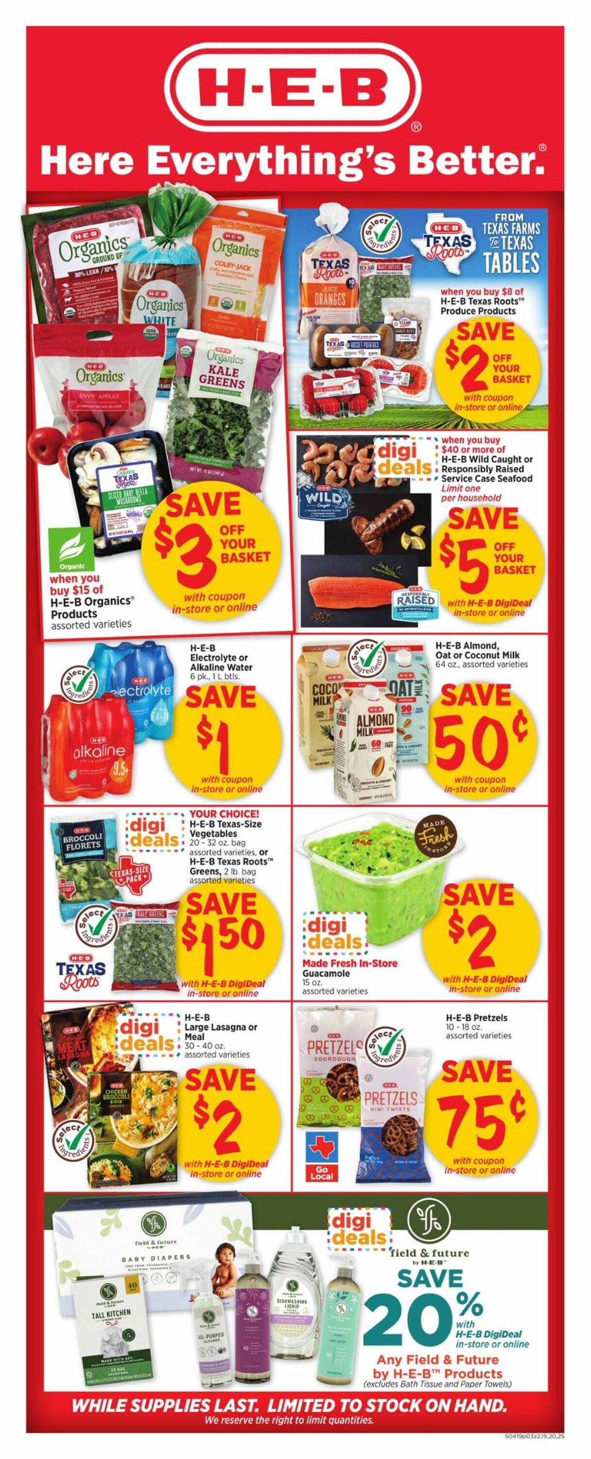 H-E-B Ad from 04/19/2023