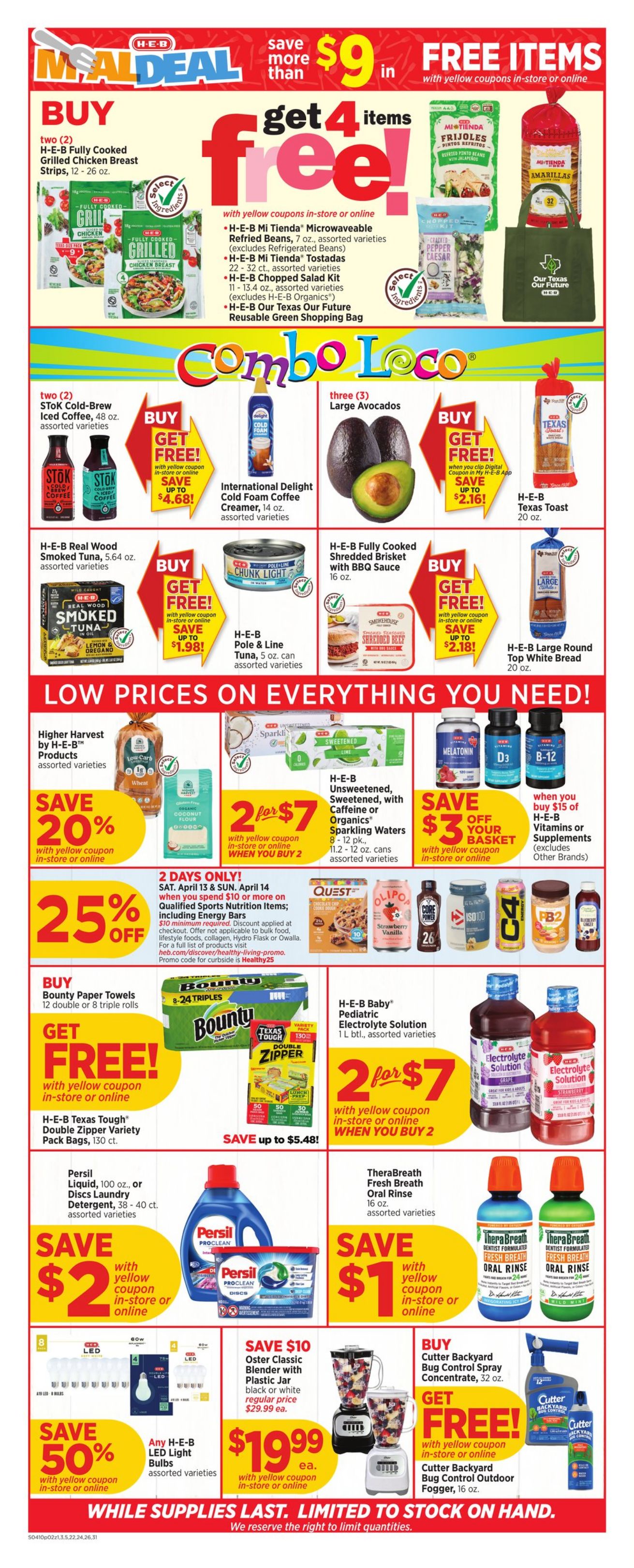 H-E-B Ad from 04/10/2024