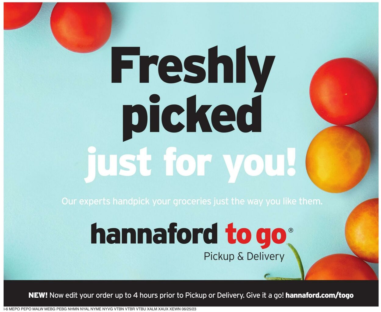 Hannaford Ad from 06/25/2023