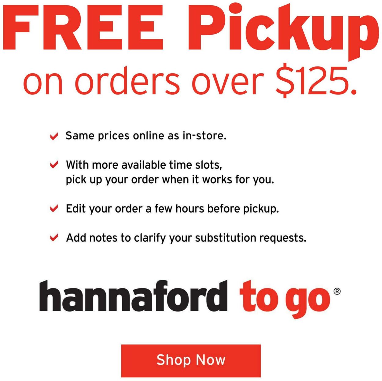Hannaford Ad from 01/21/2024