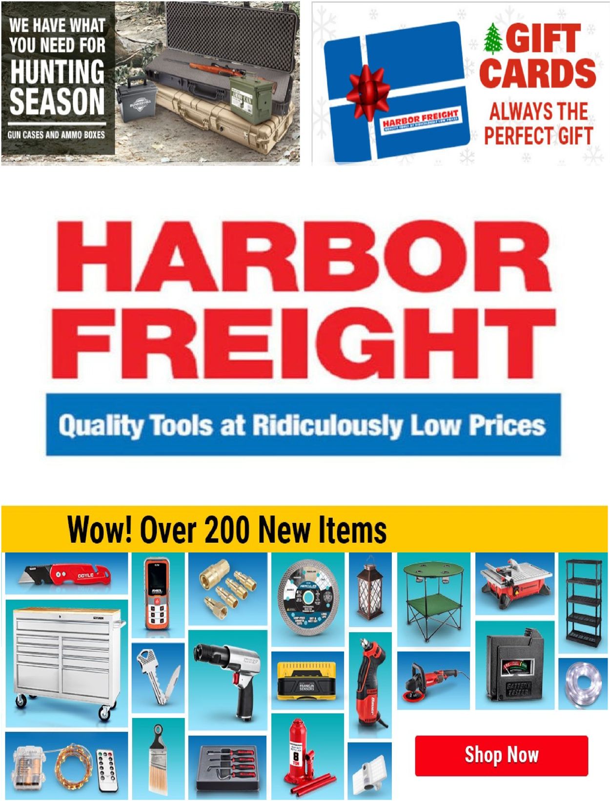 Harbor Freight Ad from 12/02/2020
