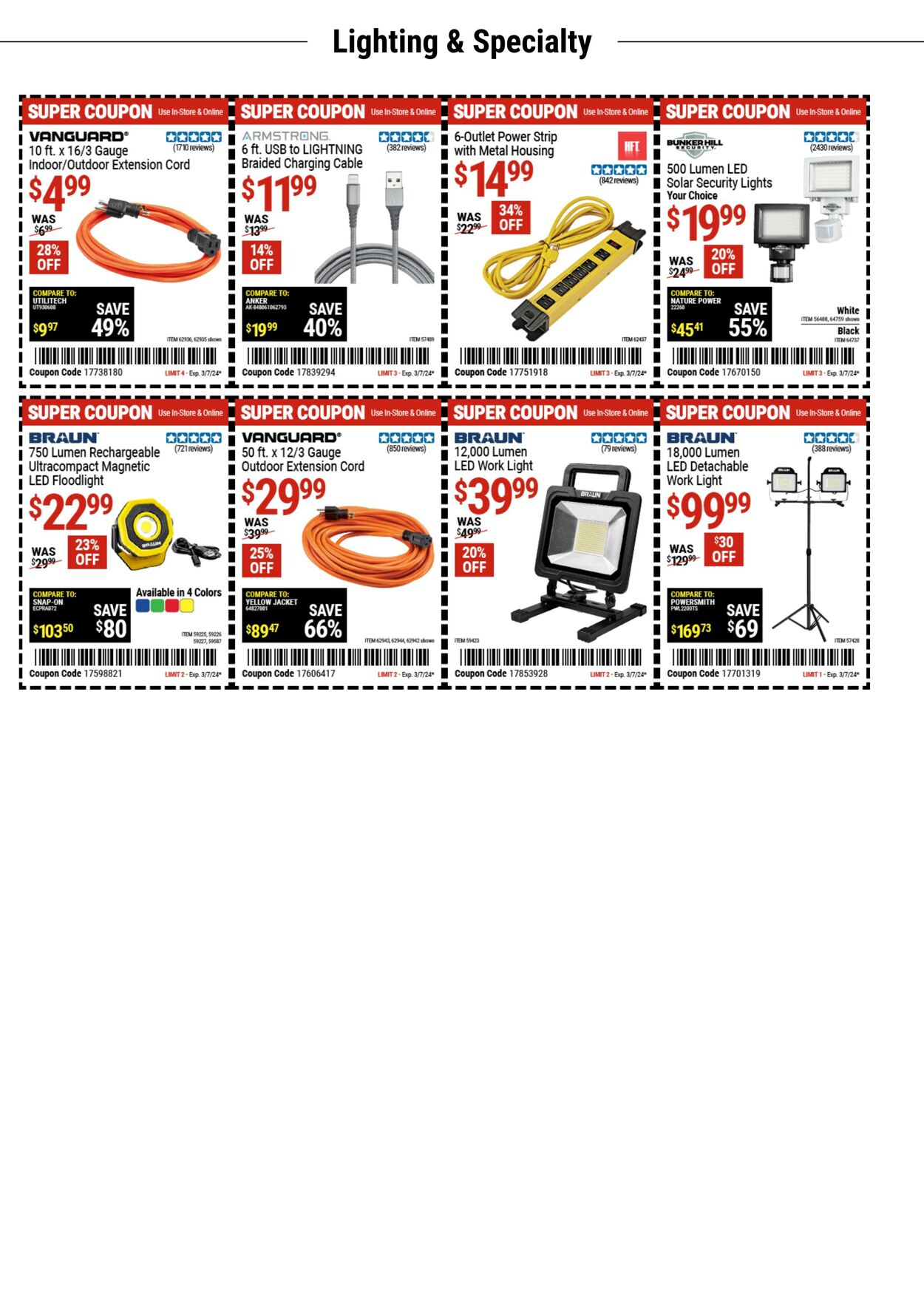Harbor Freight Ad from 02/19/2024
