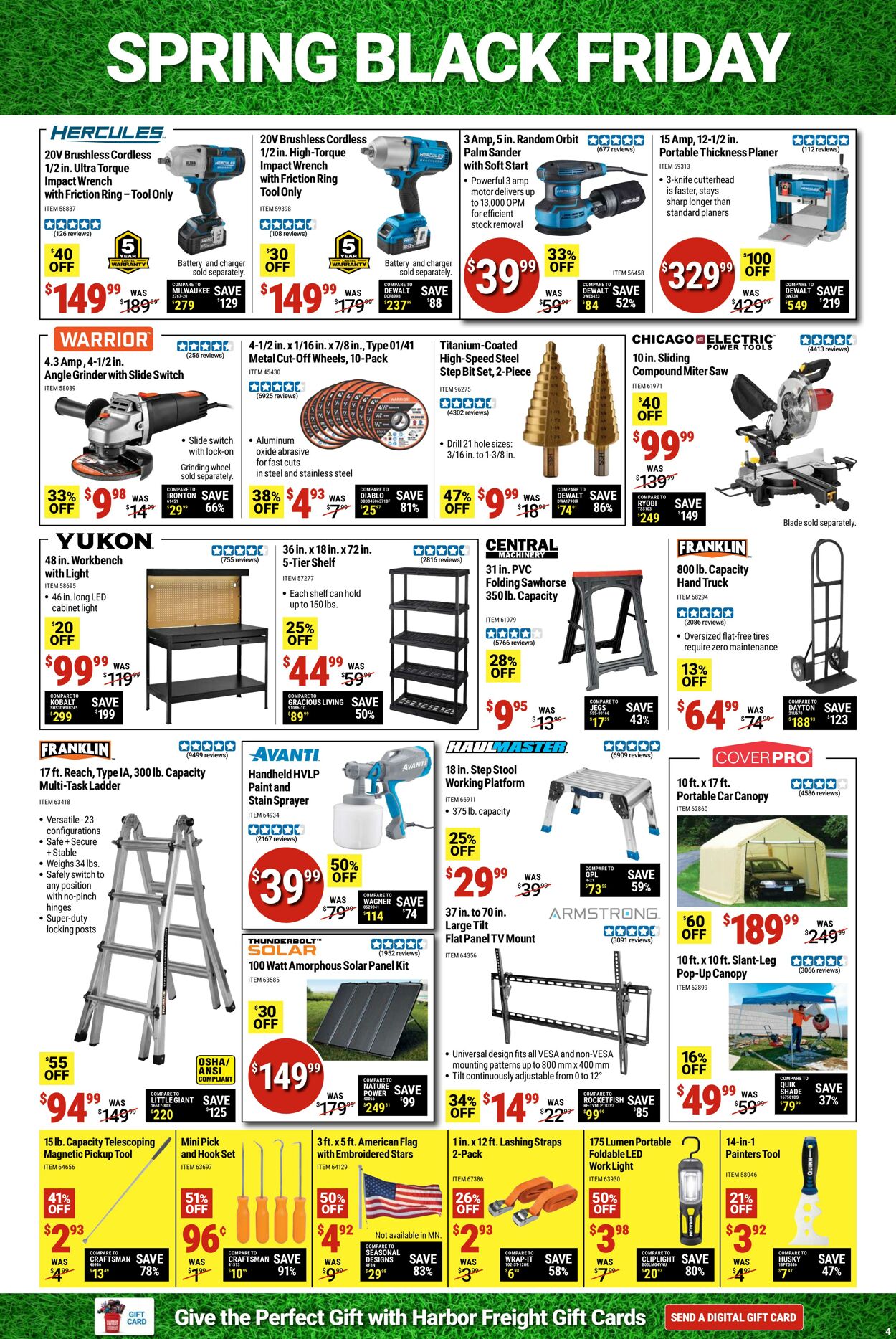 Harbor Freight Ad from 04/08/2024