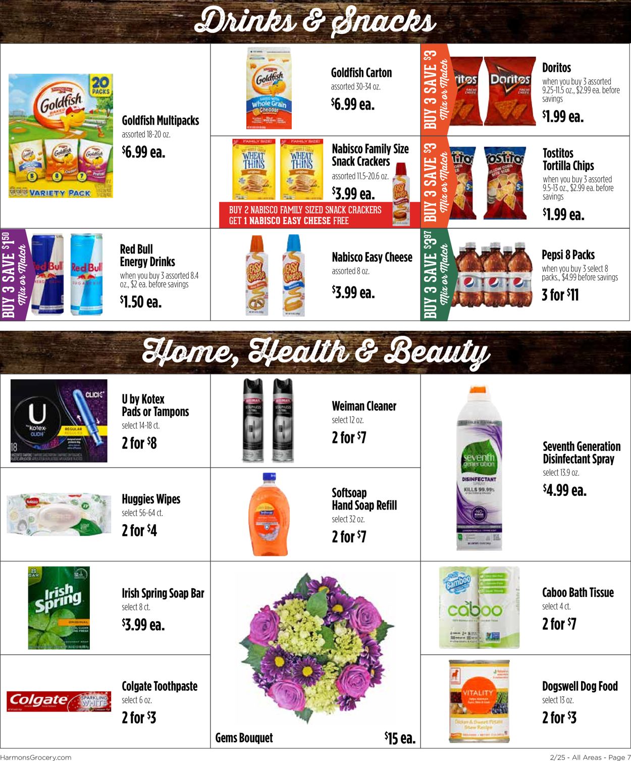 Harmons Ad from 02/25/2020