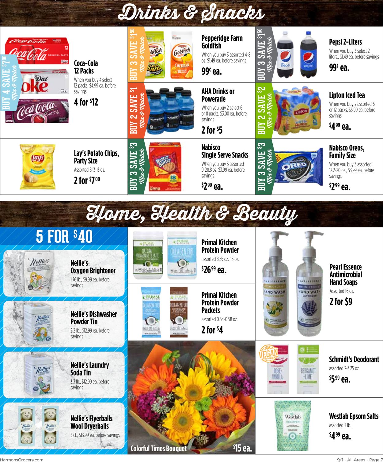 Harmons Ad from 09/01/2020