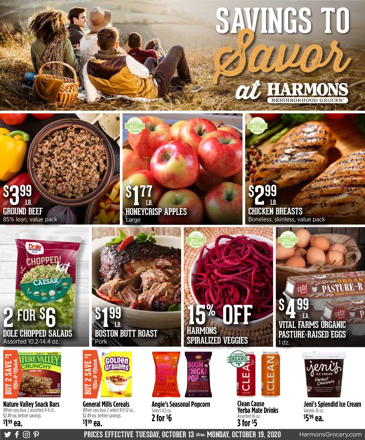 Harmons Ad from 10/13/2020
