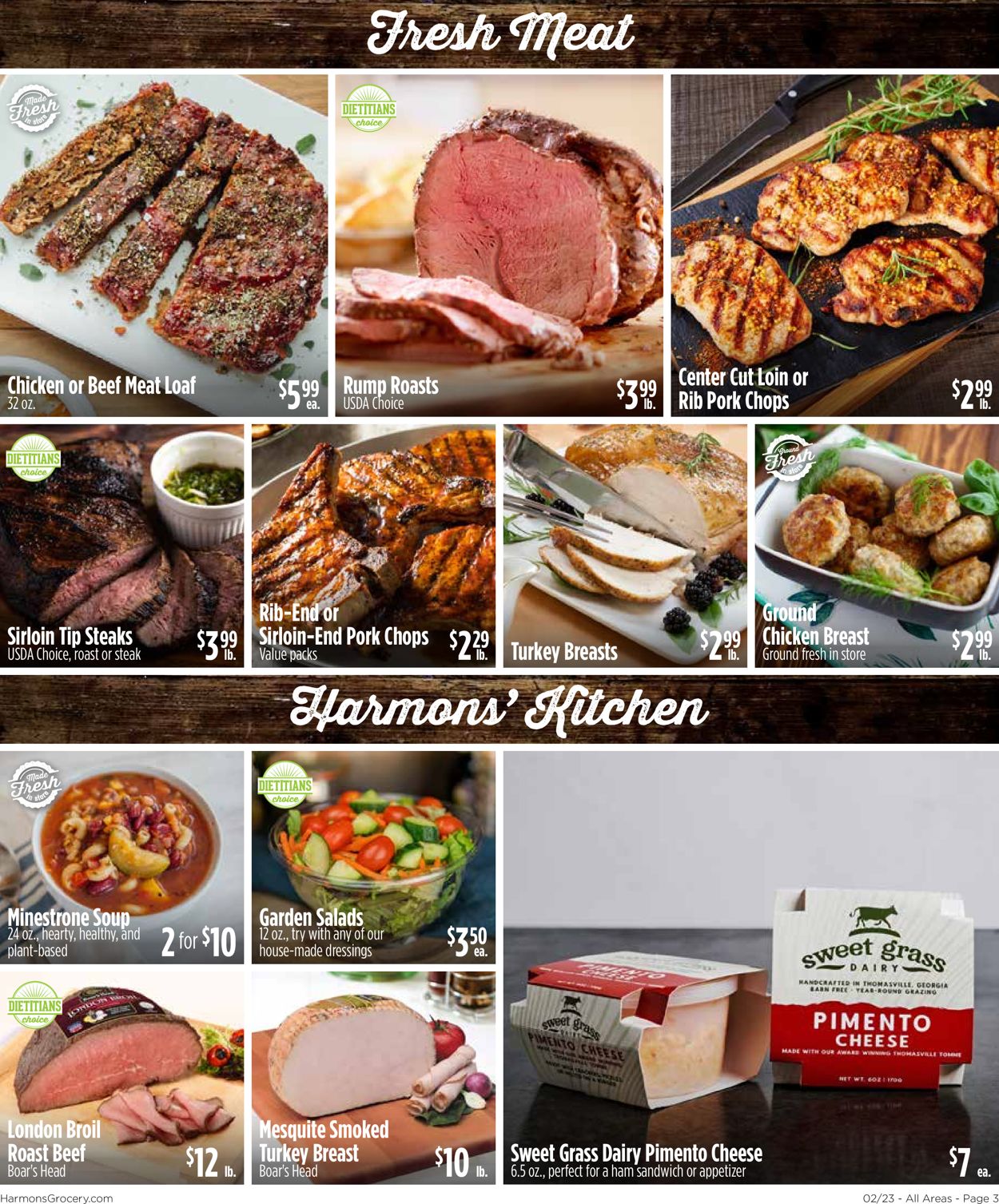Harmons Ad from 02/23/2021