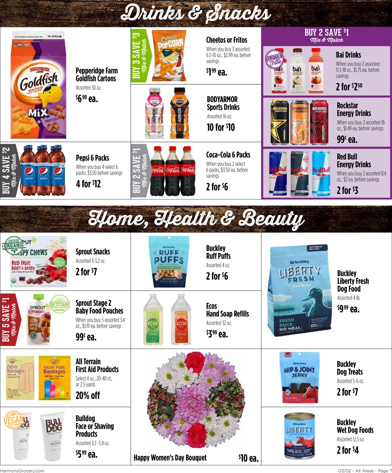 Harmons Ad from 03/02/2021