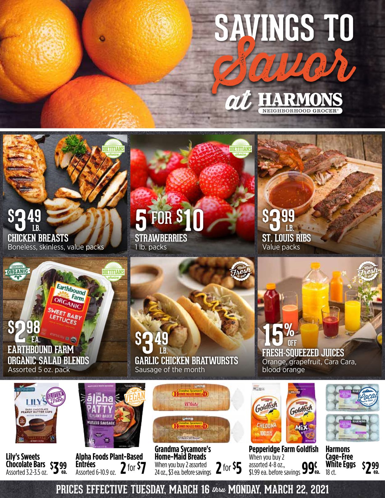 Harmons Ad from 03/16/2021