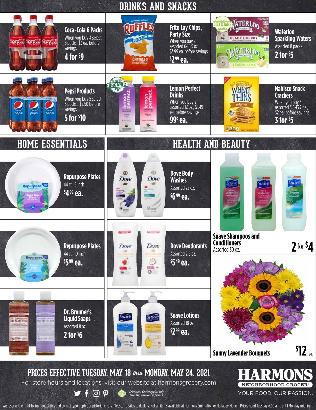 Harmons Ad from 05/18/2021