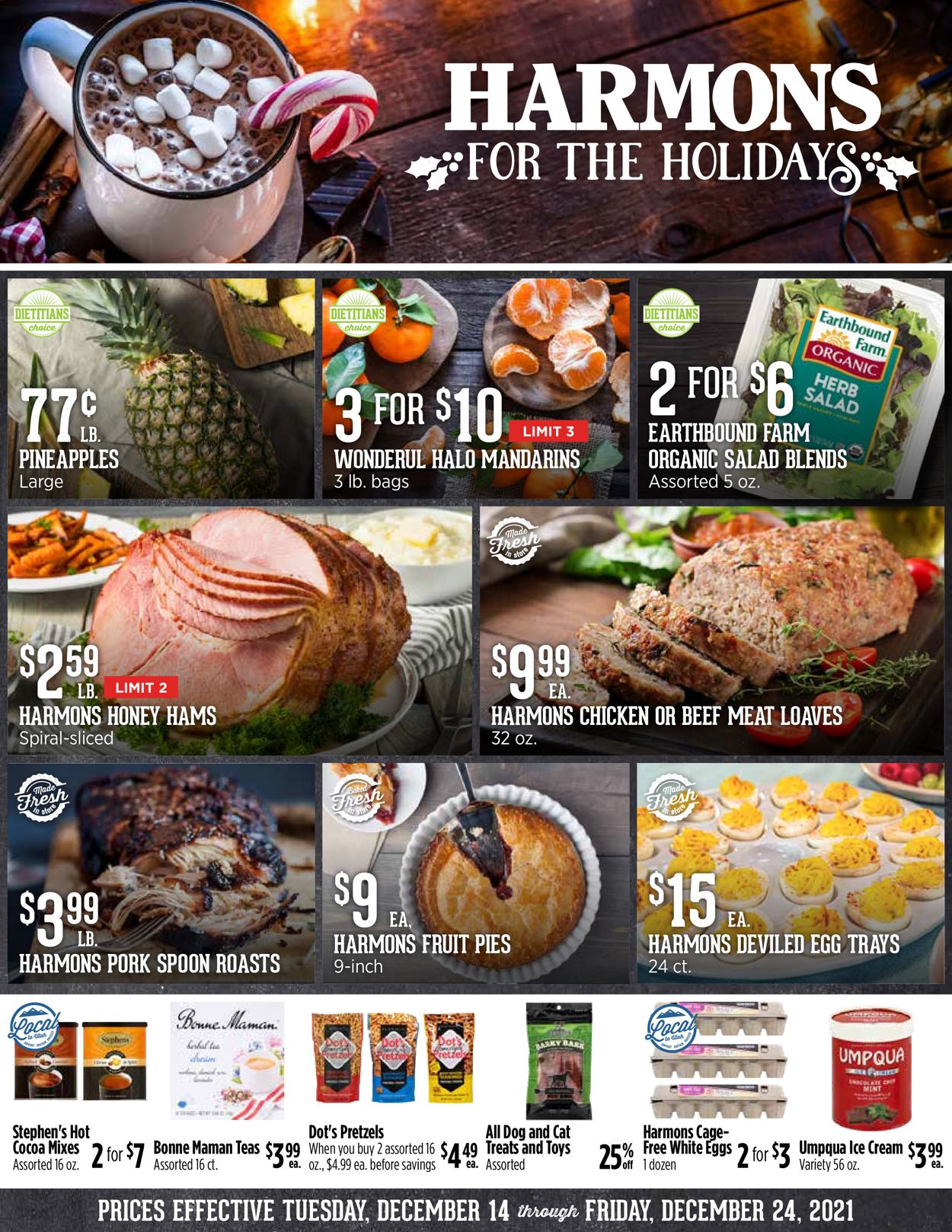 Harmons Ad from 12/14/2021