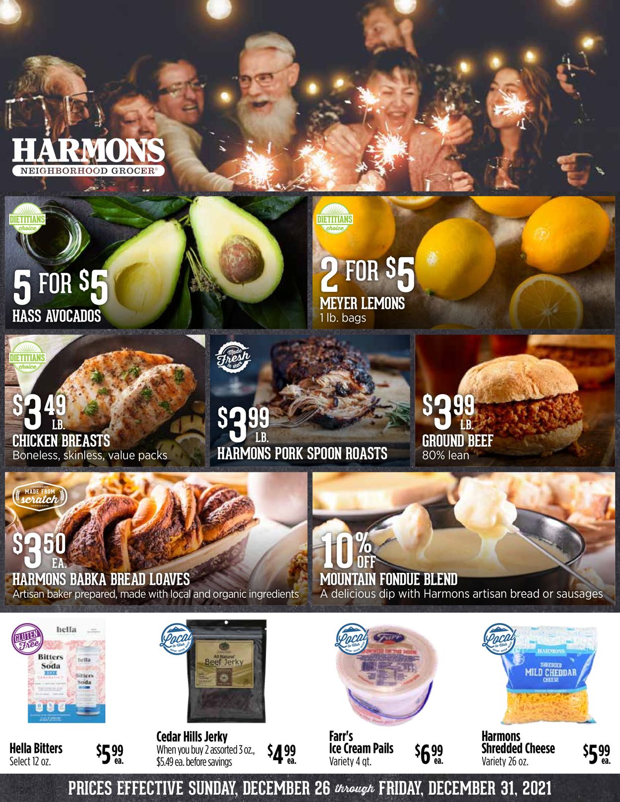 Harmons Ad from 12/26/2021