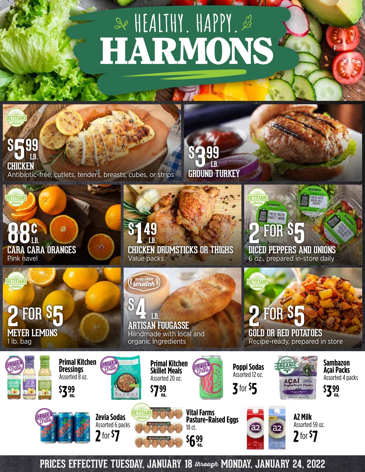 Harmons Ad from 01/18/2022