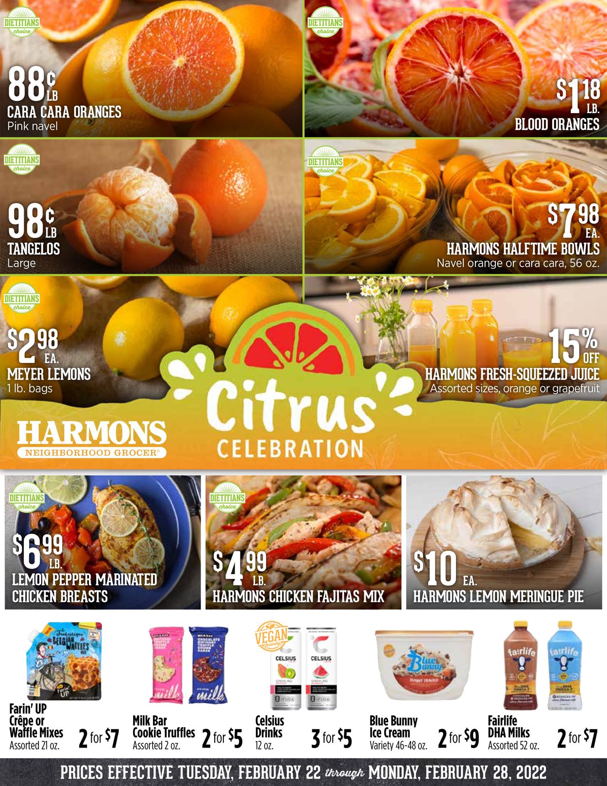 Harmons Ad from 02/22/2022
