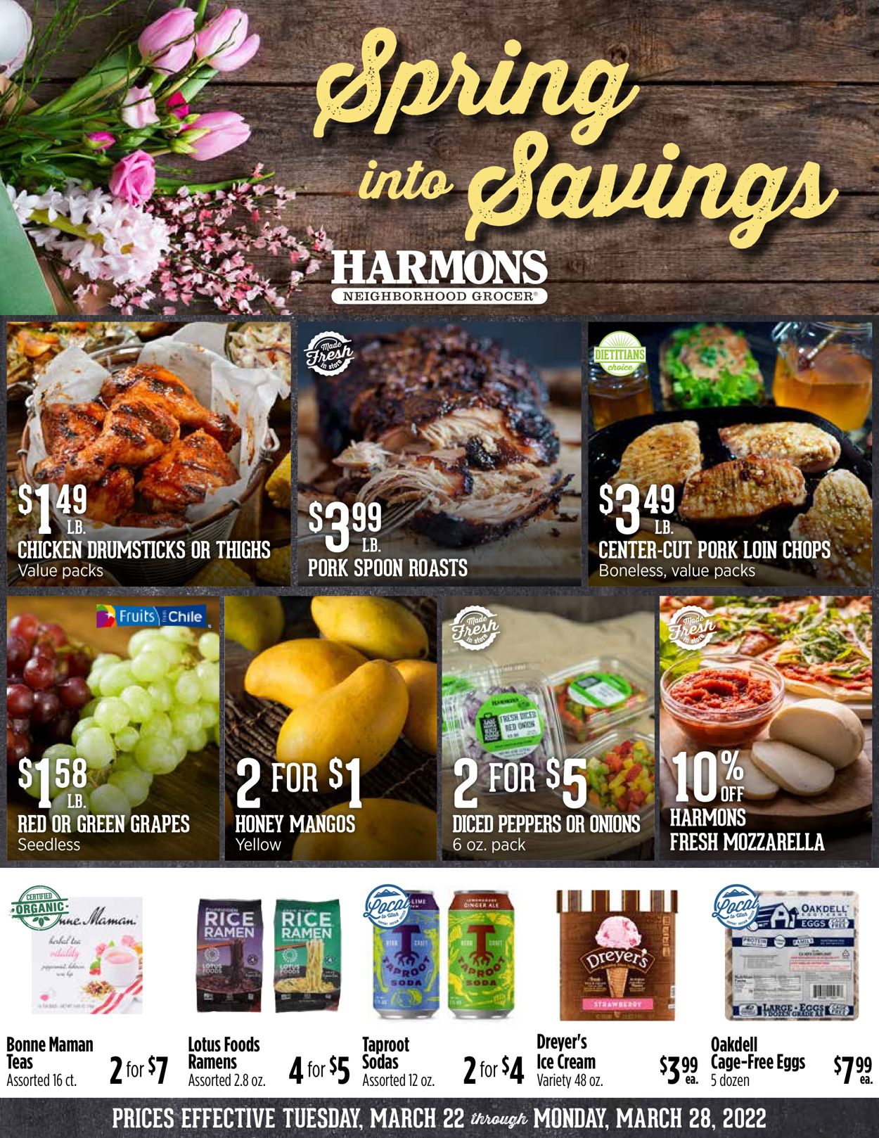 Harmons Ad from 03/22/2022