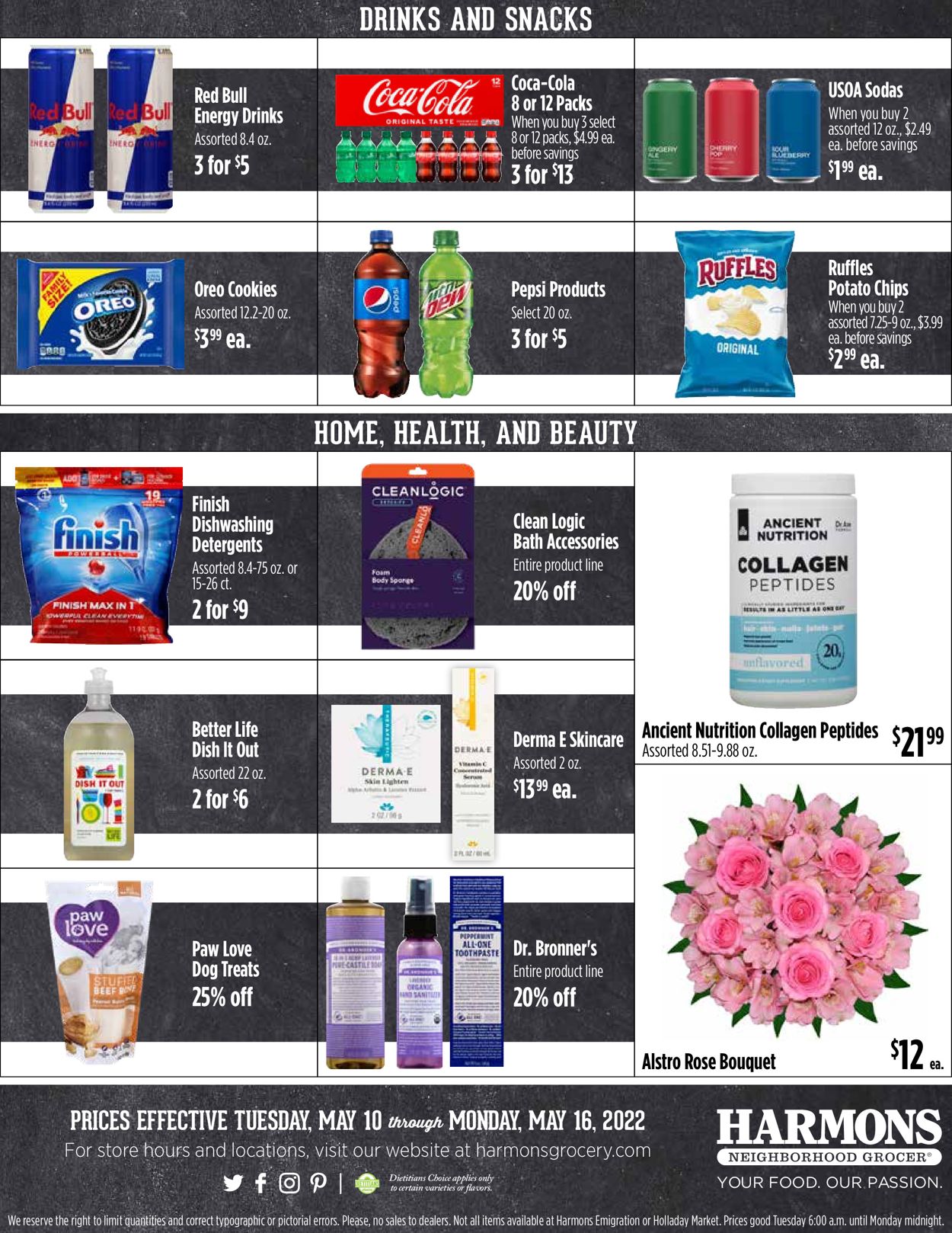 Harmons Ad from 05/10/2022