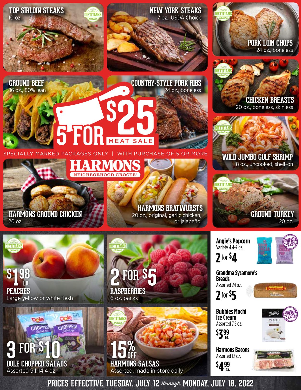 Harmons Ad from 07/12/2022