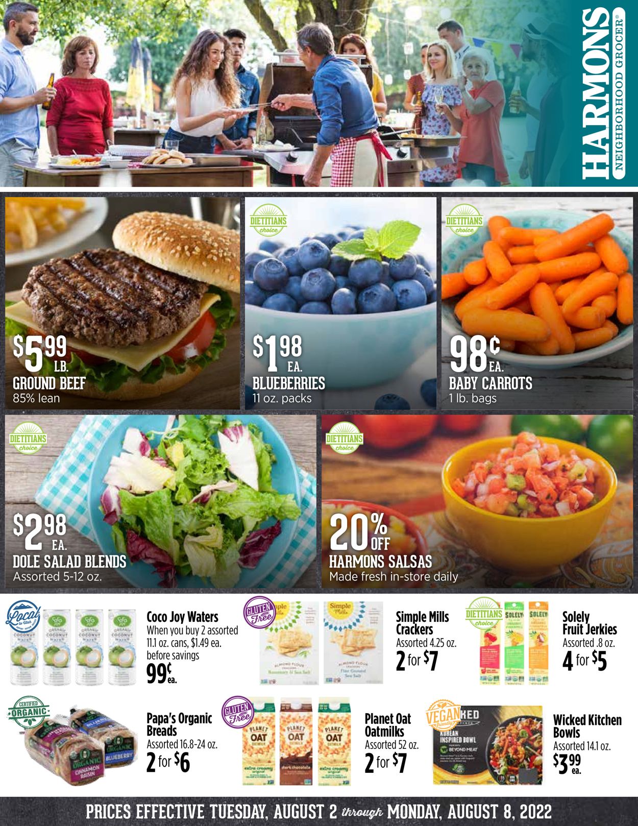 Harmons Ad from 08/02/2022