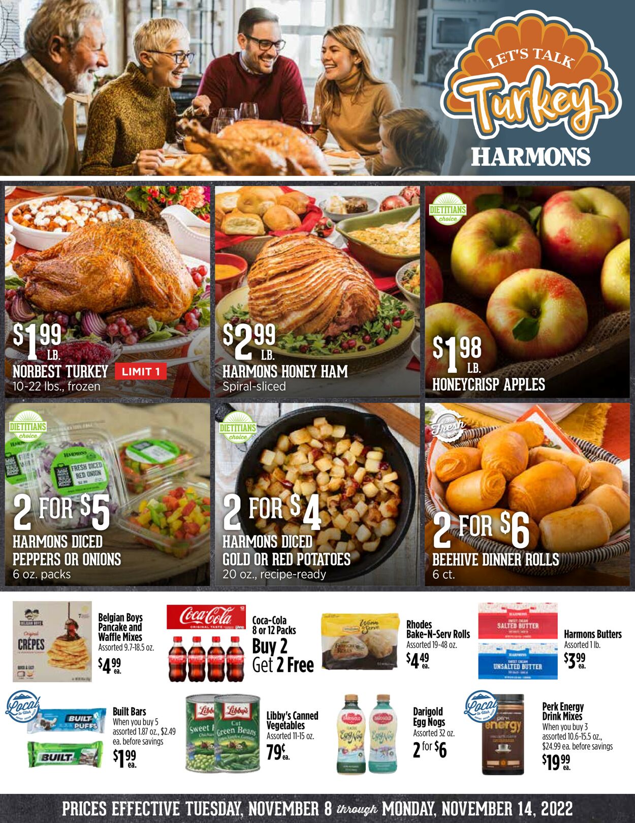 Harmons Ad from 11/08/2022