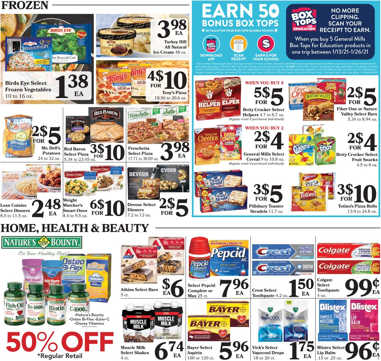 Harps Foods Ad from 01/13/2021