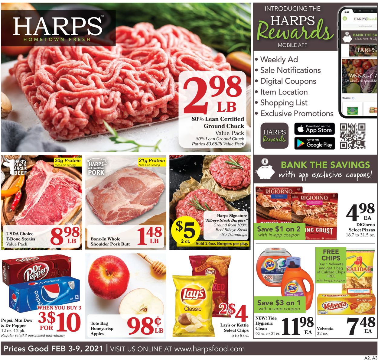 Harps Foods Ad from 02/03/2021