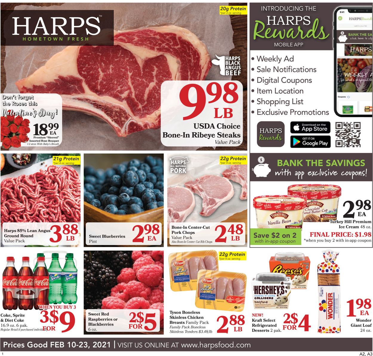 Harps Foods Ad from 02/10/2021