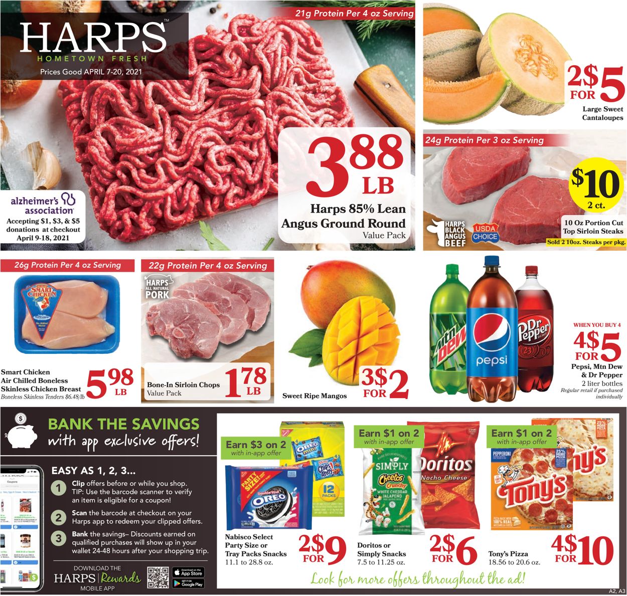 Harps Foods Ad from 04/07/2021