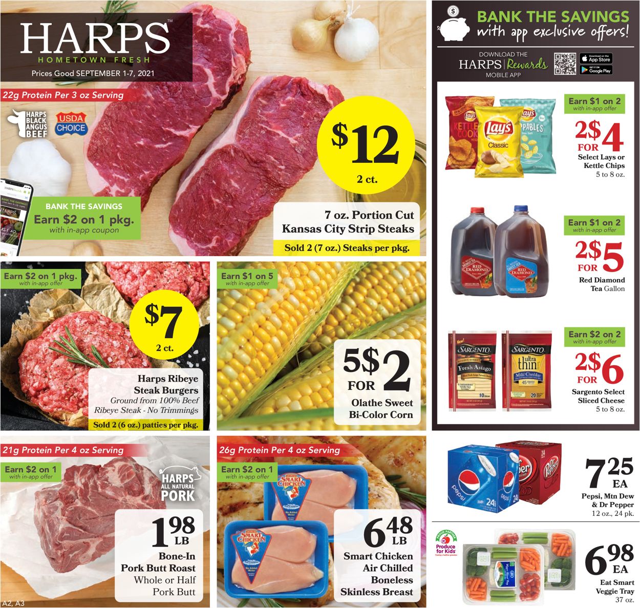 Harps Foods Ad from 09/01/2021