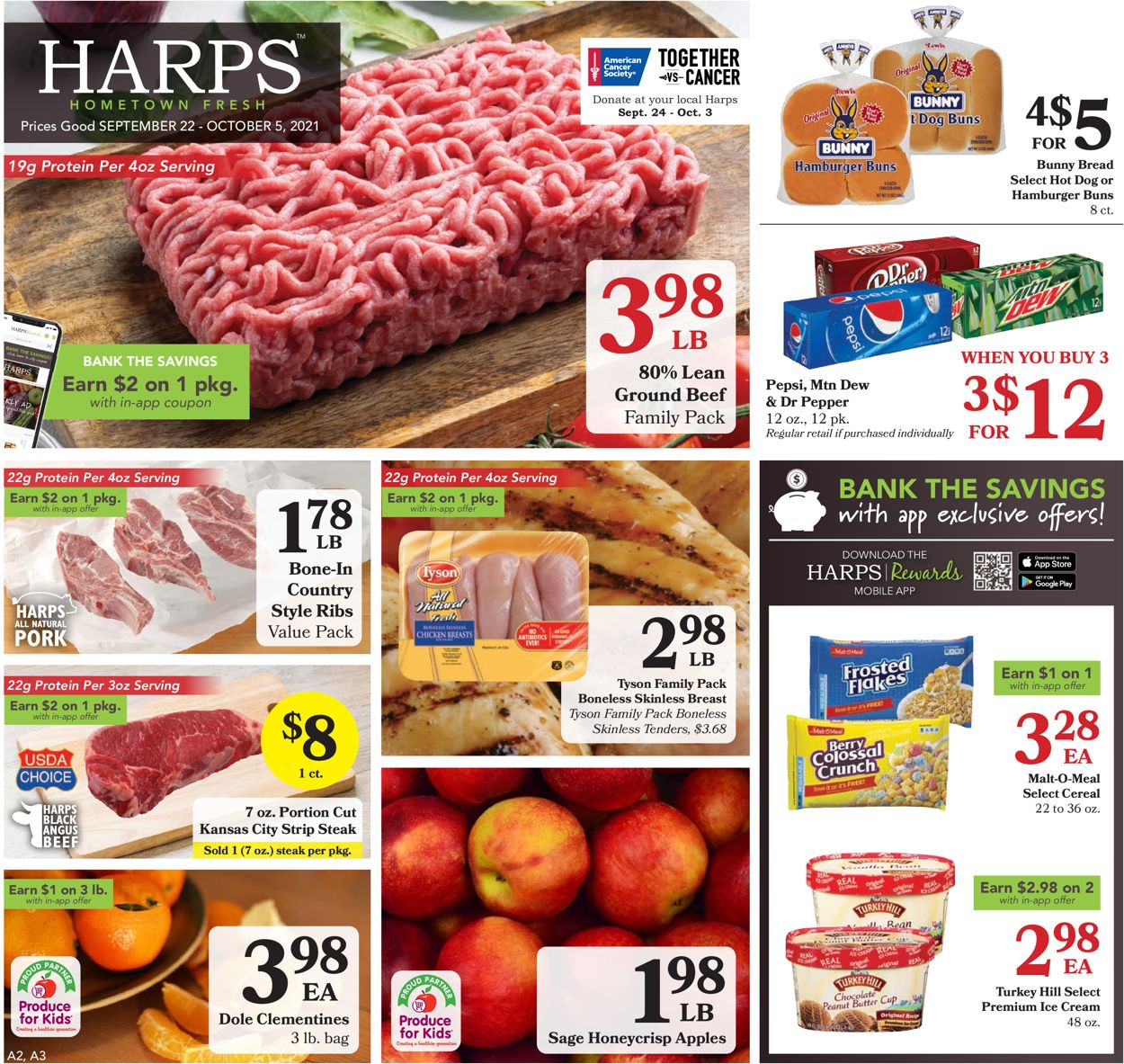 Harps Foods Ad from 09/22/2021
