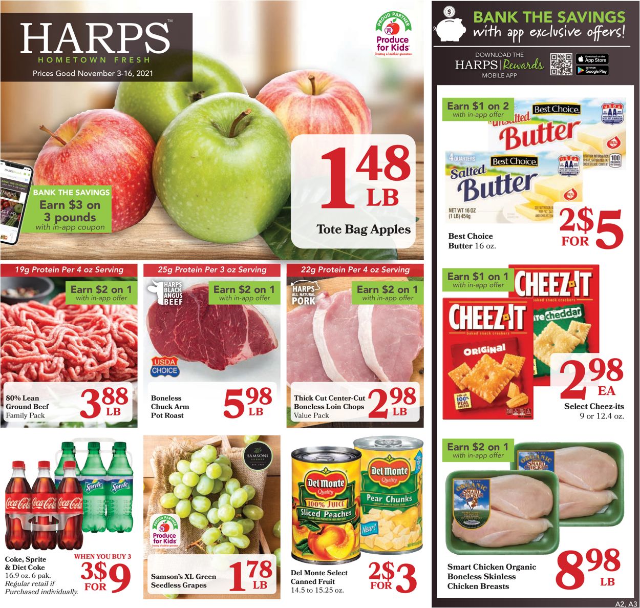 Harps Foods Ad from 11/03/2021