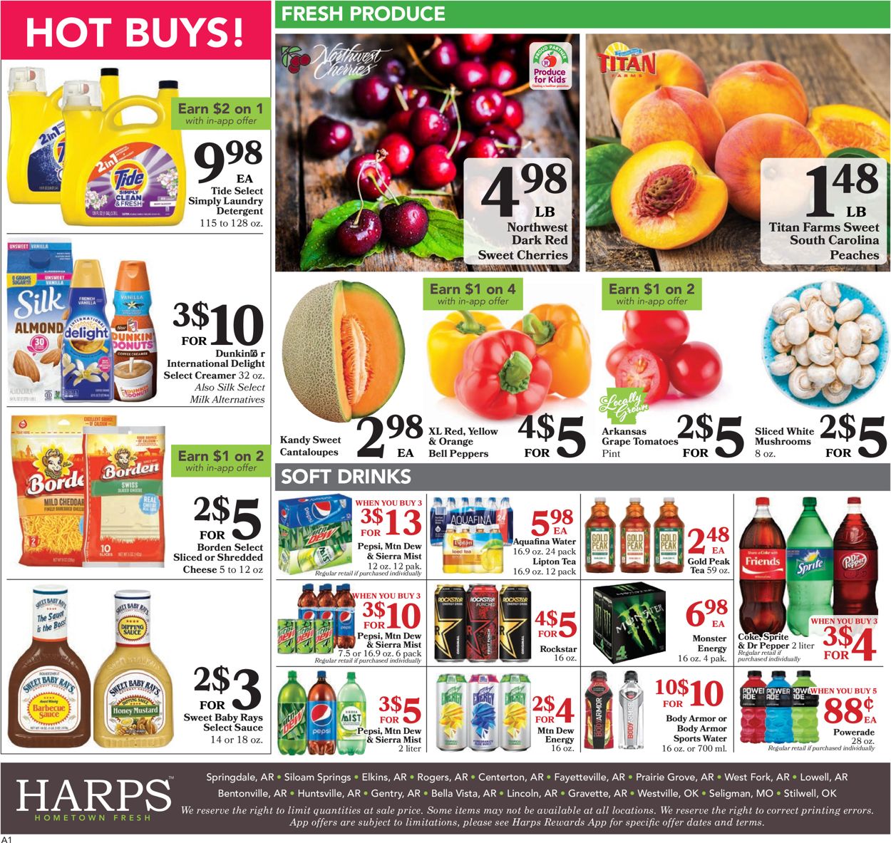 Harps Foods Ad from 07/13/2022