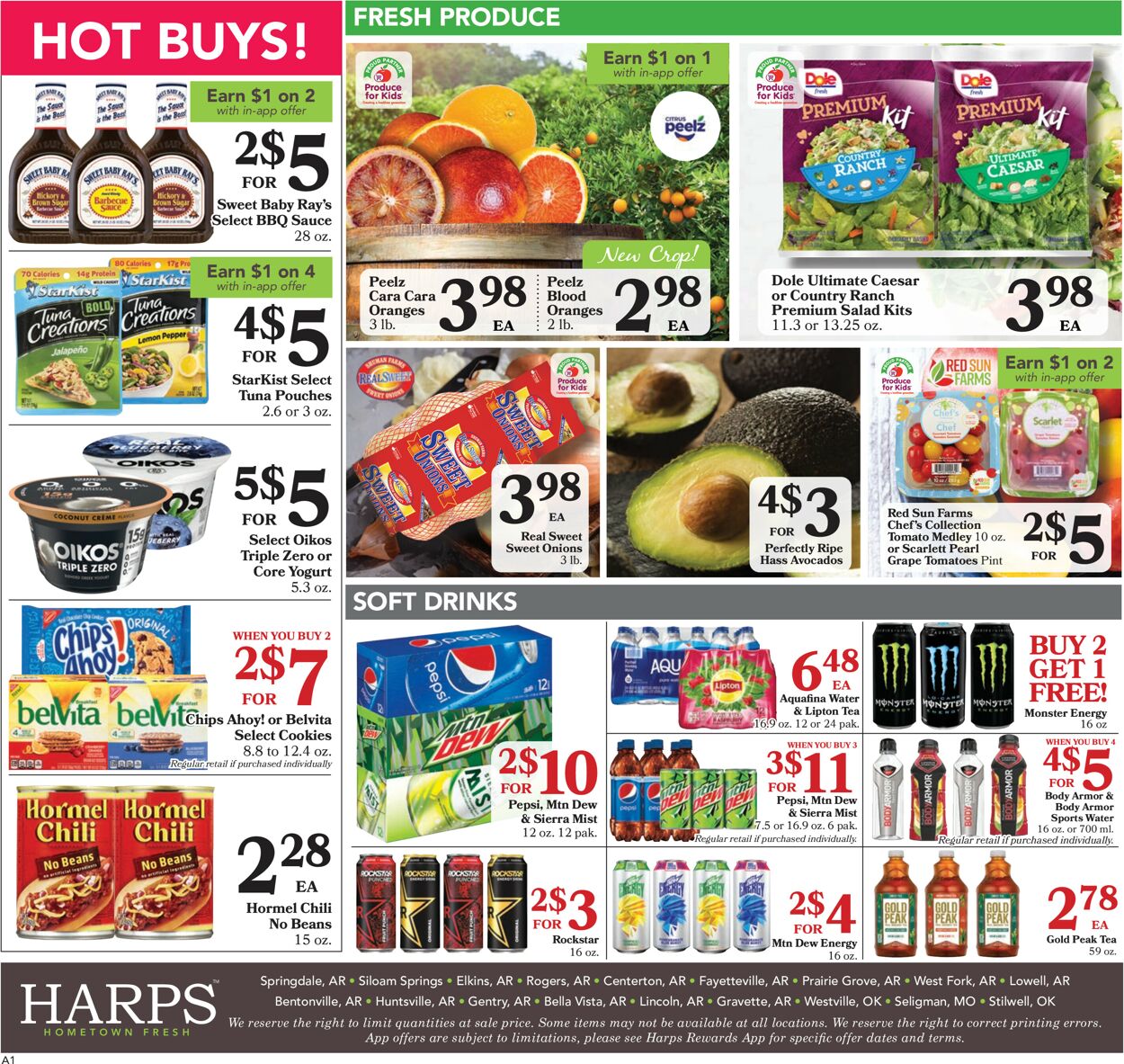 Harps Foods Ad from 01/25/2023